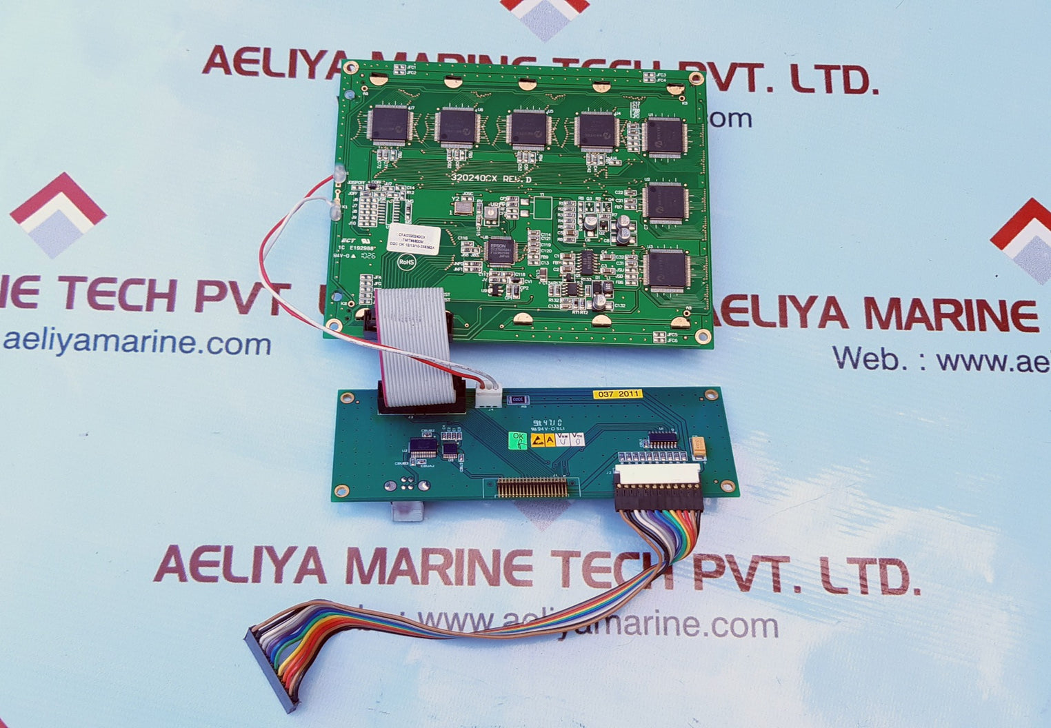 Cfag320240cx monochrome lcd with abb 1hyc418000-402 card