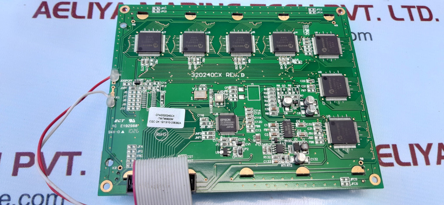 Cfag320240cx monochrome lcd with abb 1hyc418000-402 card