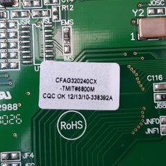 Cfag320240cx monochrome lcd with abb 1hyc418000-402 card