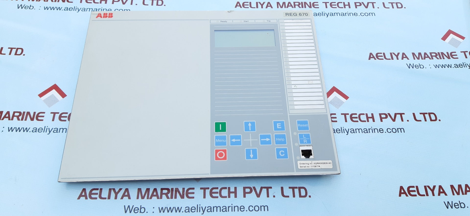 Abb reg670 display 1mrk00008-pb