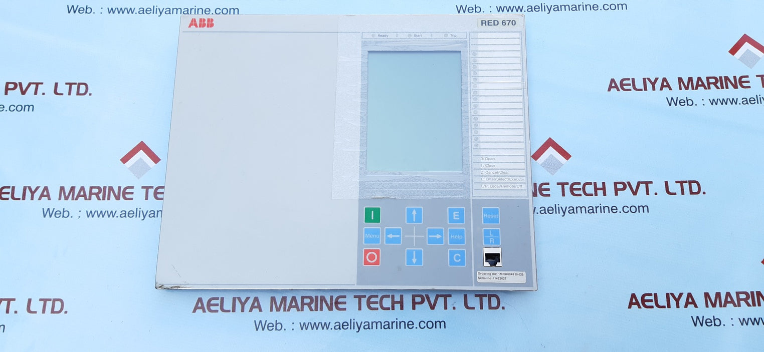 Abb red670 display 1mrk000008-nb