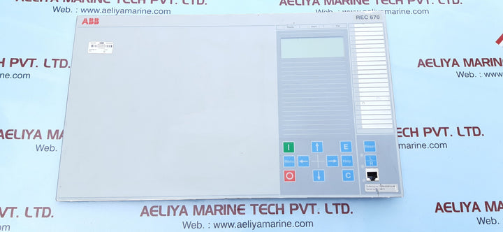 Abb rec670 display 1mrk00008-kb 1/1 small_re.r.io