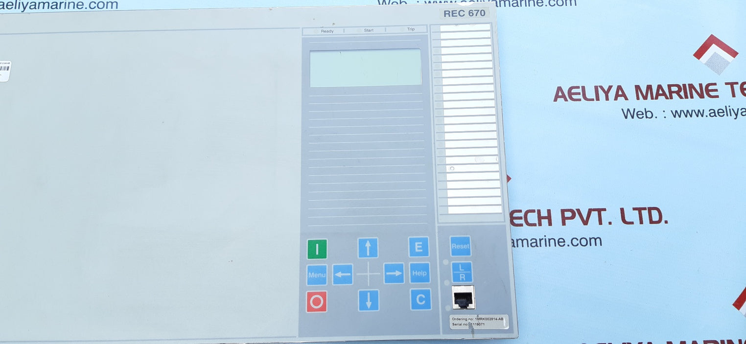 Abb rec670 display 1mrk00008-kb 1/1 small_re.r.io