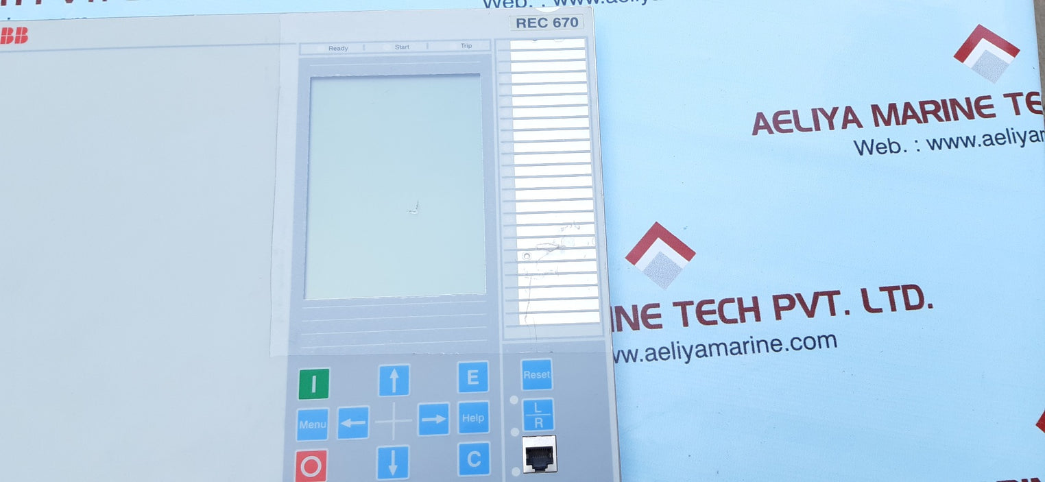 Abb rec670 display 1mrk000008-nb
