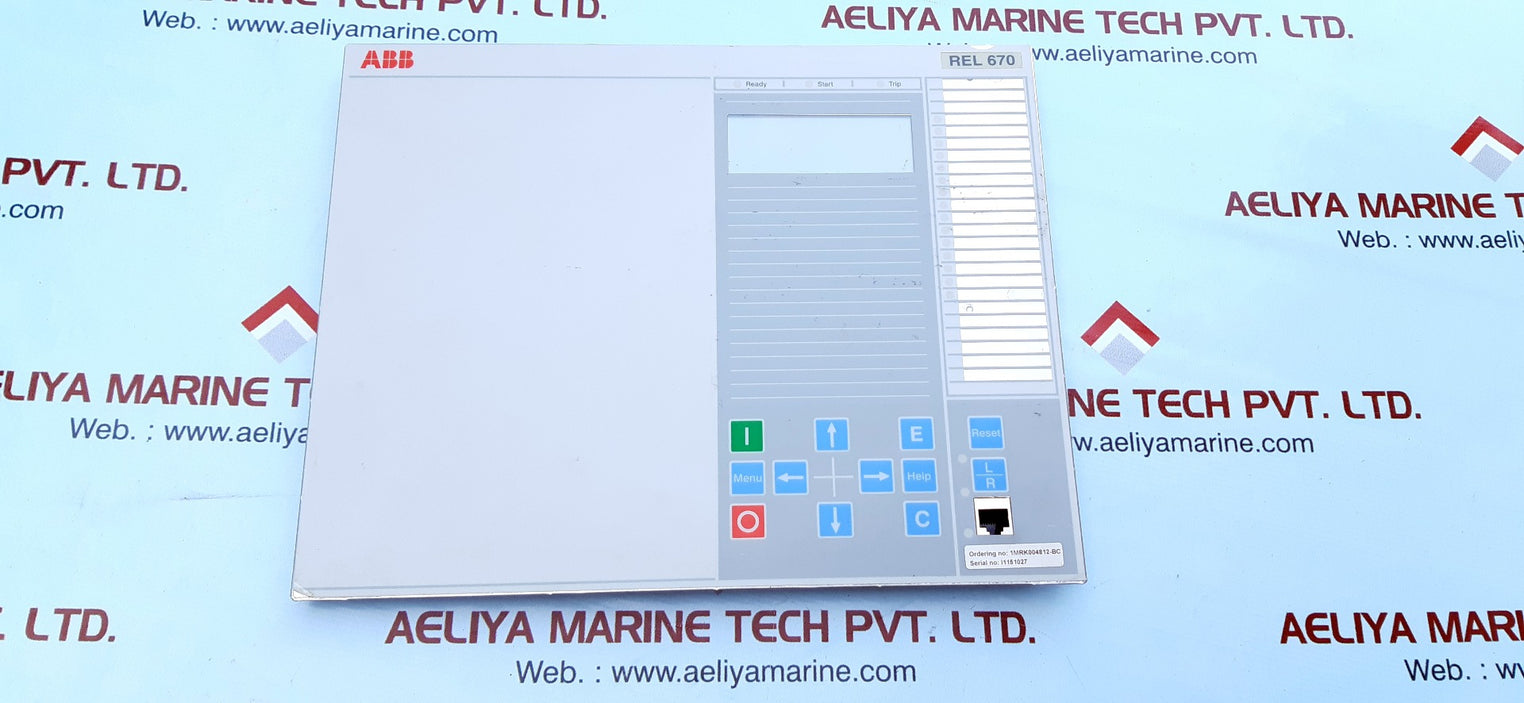 Abb rel670 display 1mrk00008-pb