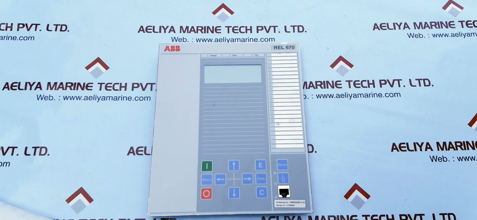 Abb rel670 display 1mrk00008-hb