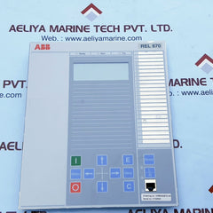Abb rel670 display 1mrk00008-hb
