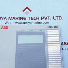Abb rel670 display 1mrk00008-hb