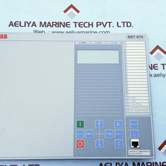 Abb ret670 display 1mrk00008-pb