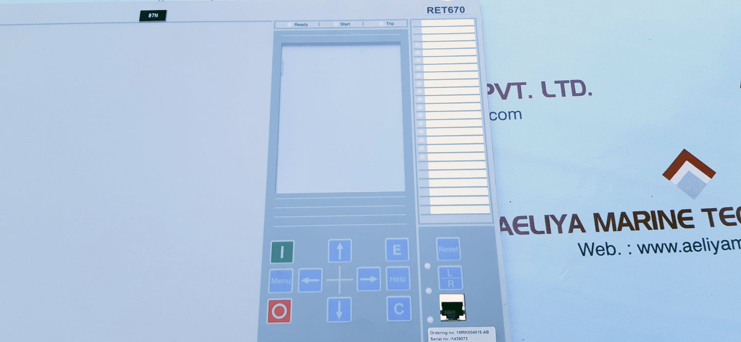 Abb ret670 display 1mrk000008-mbr02
