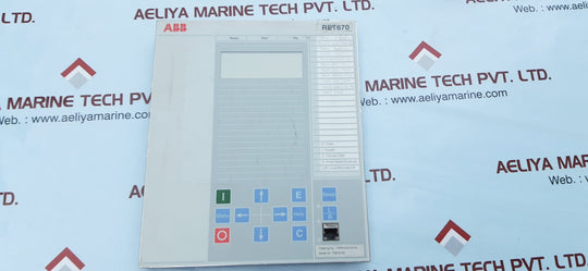 Abb ret670 display 1mrk000008-hb 1/2lqfb rev.r.Io