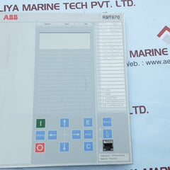 Abb ret670 display 1mrk000008-hb 1/2lqfb rev.r.Io