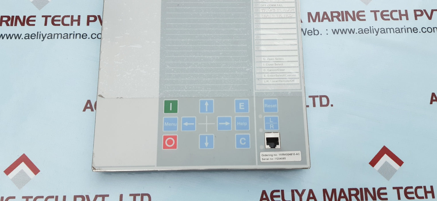 Abb red670 display 1mrk00008-hb