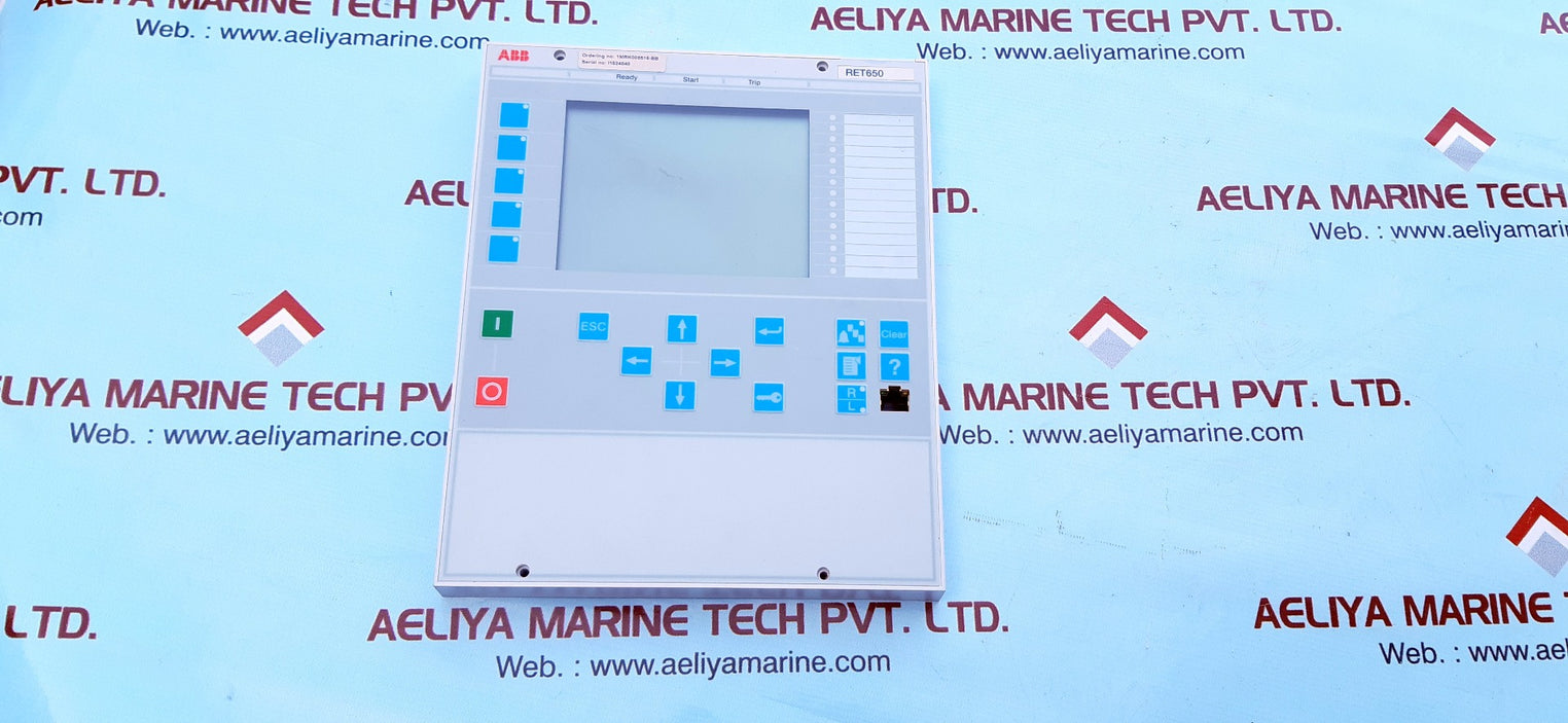 Abb ret650 display 1khl160006r0001e