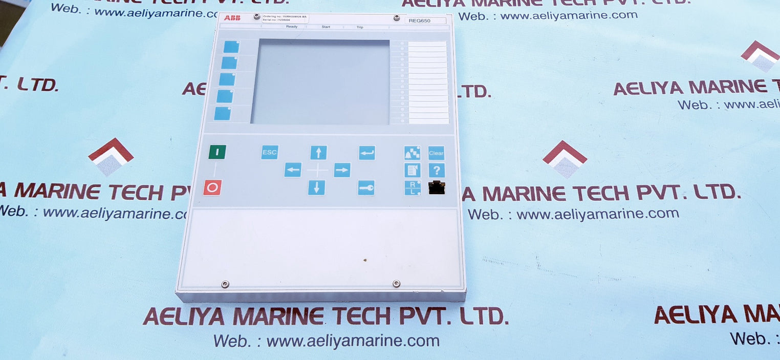 Abb reg650 display 1khl160006r0001b rev a