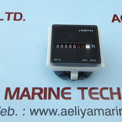 Muller bw40.x8 hour meter 230v 60hz