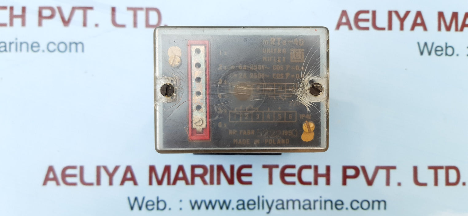 Unitra miflex mrte-40 time relay ip41