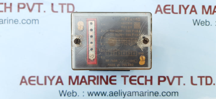 Unitra miflex mrte-40 time relay ip41