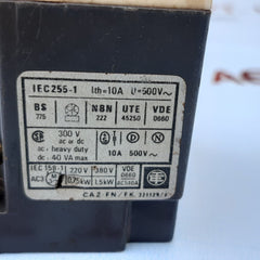 Telemecanique IEC255-1 relay