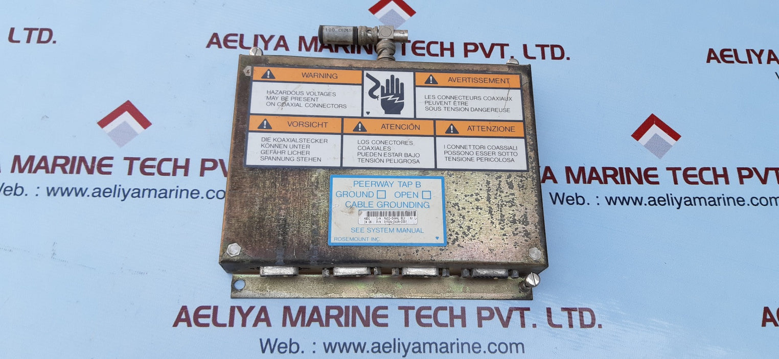 Rosemount 01984-0489-0001 preeway cable grounding