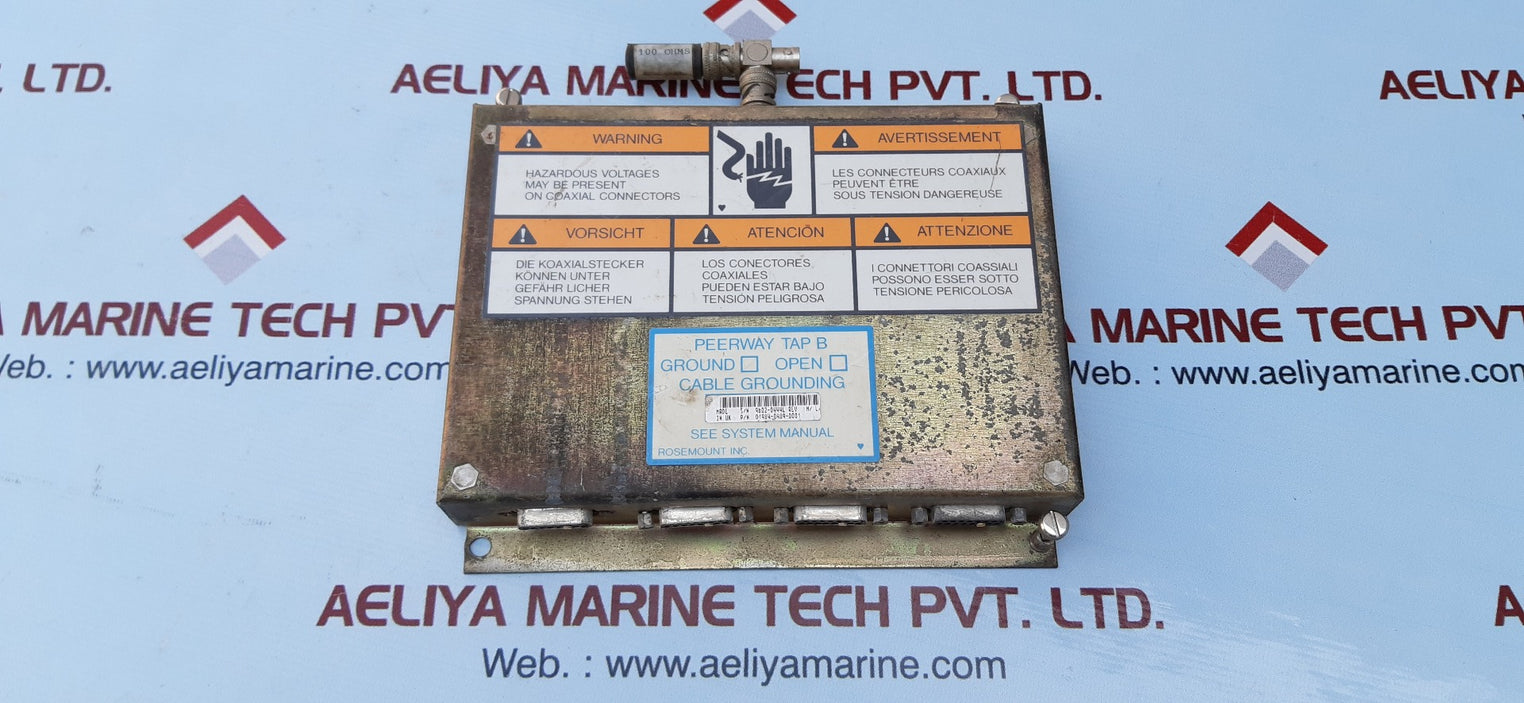 Rosemount 01984-0489-0001 preeway cable grounding
