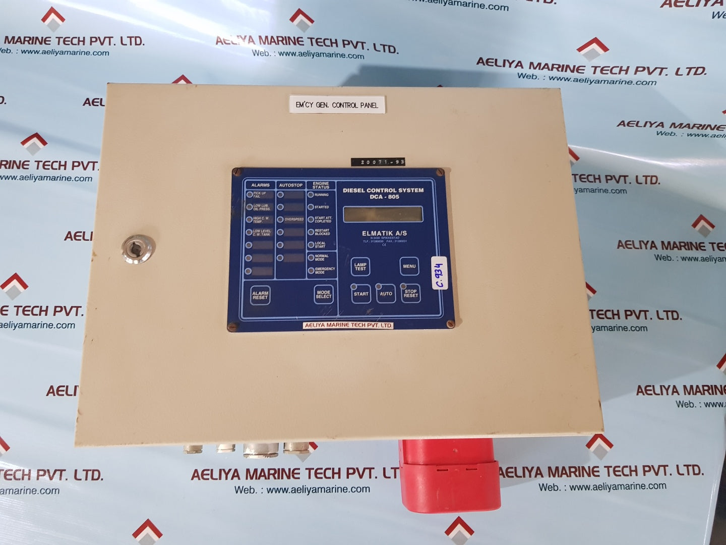 Eldon kgt3424 diesel control system DCA-805