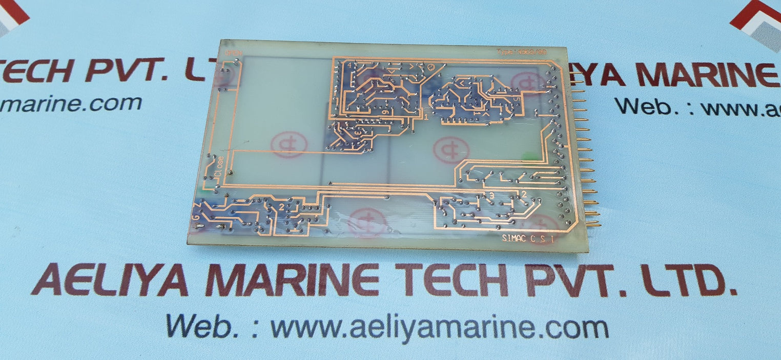 Simac c.s.i. 4969/09 pcb card