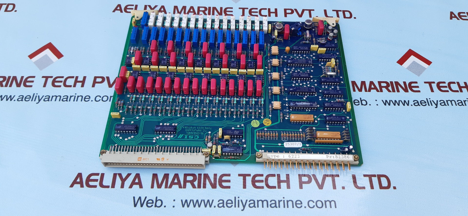 Csi 6223 15-channel t.c input card