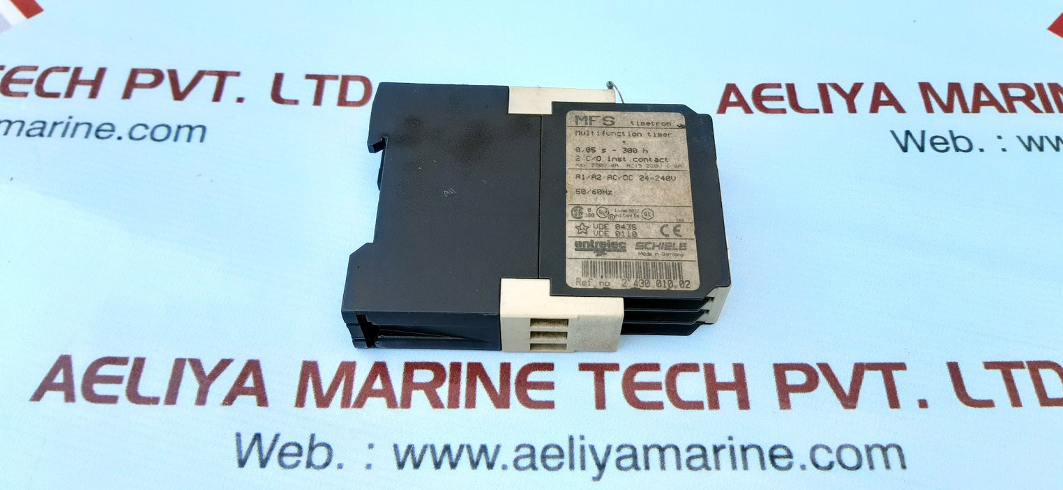 Schiele mfs 2.430.010.02 multifunction timing relay 0,05s-300h
