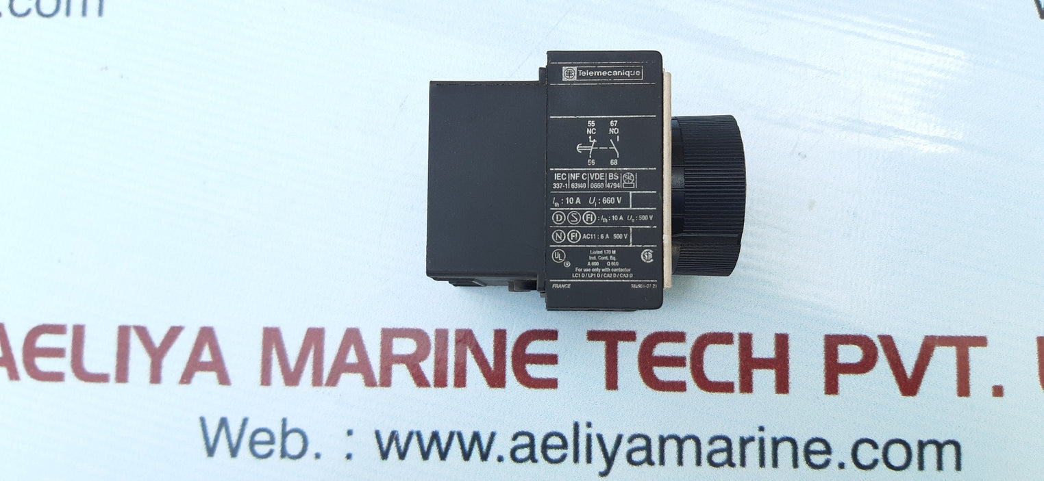 Telemecanique la2 dt2 time delay relay