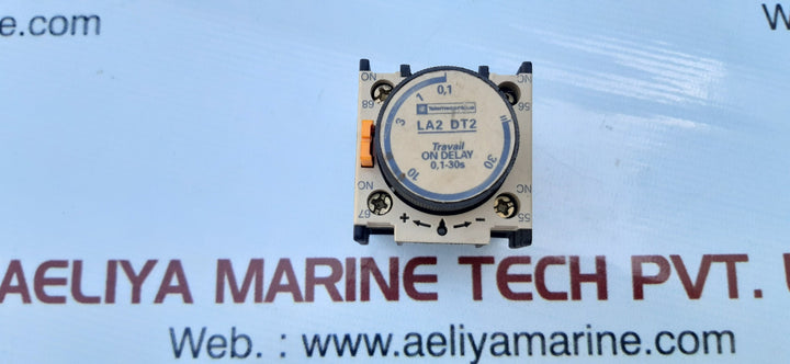 Telemecanique la2 dt2 time delay relay