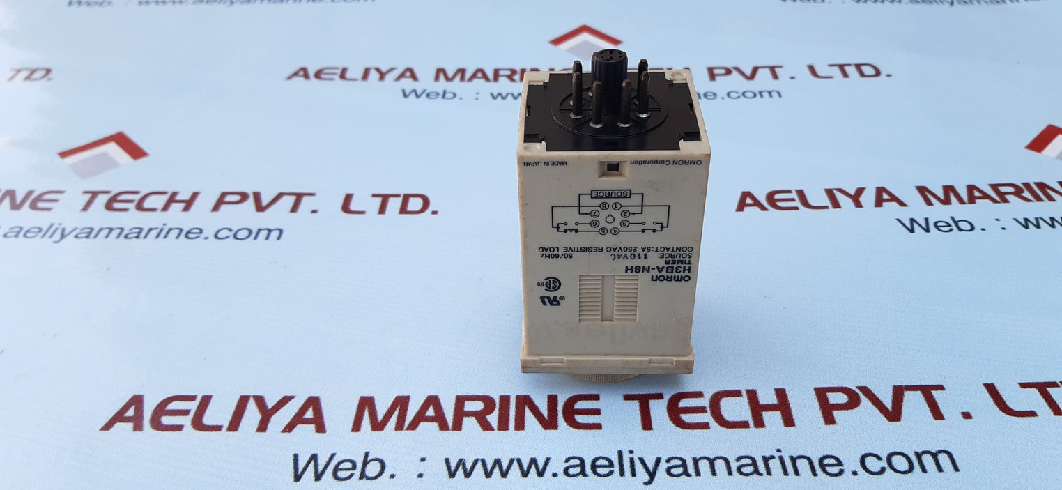 Omron h3ba-n8h timer 110vac 50/60hz