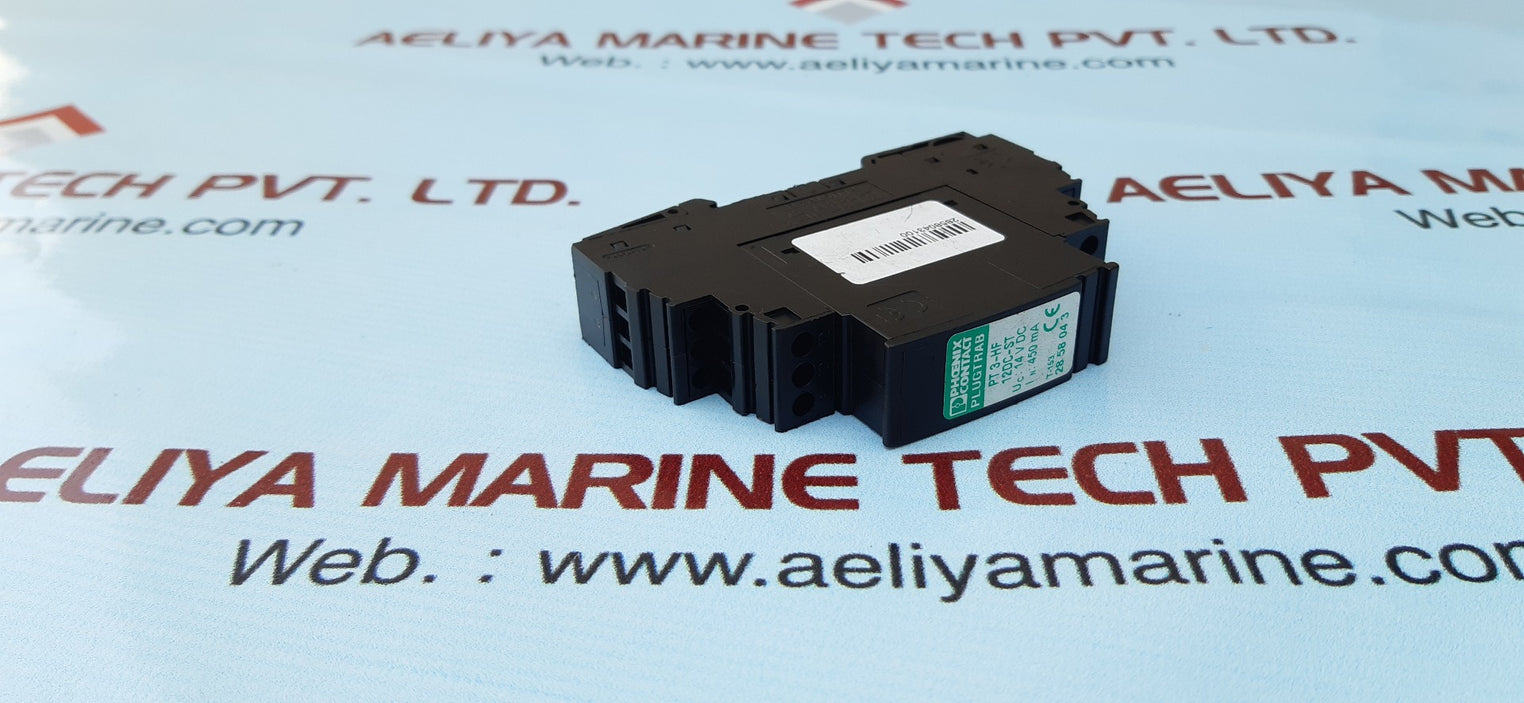 Phoenix contact pt 3-hf surge protection plug 14vdc 450ma