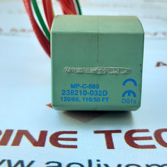 Mp-c-080 solenoid coil 120/60, 110/50ft