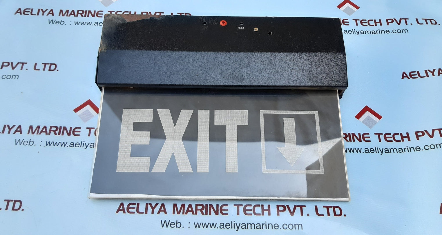 Exit sign board