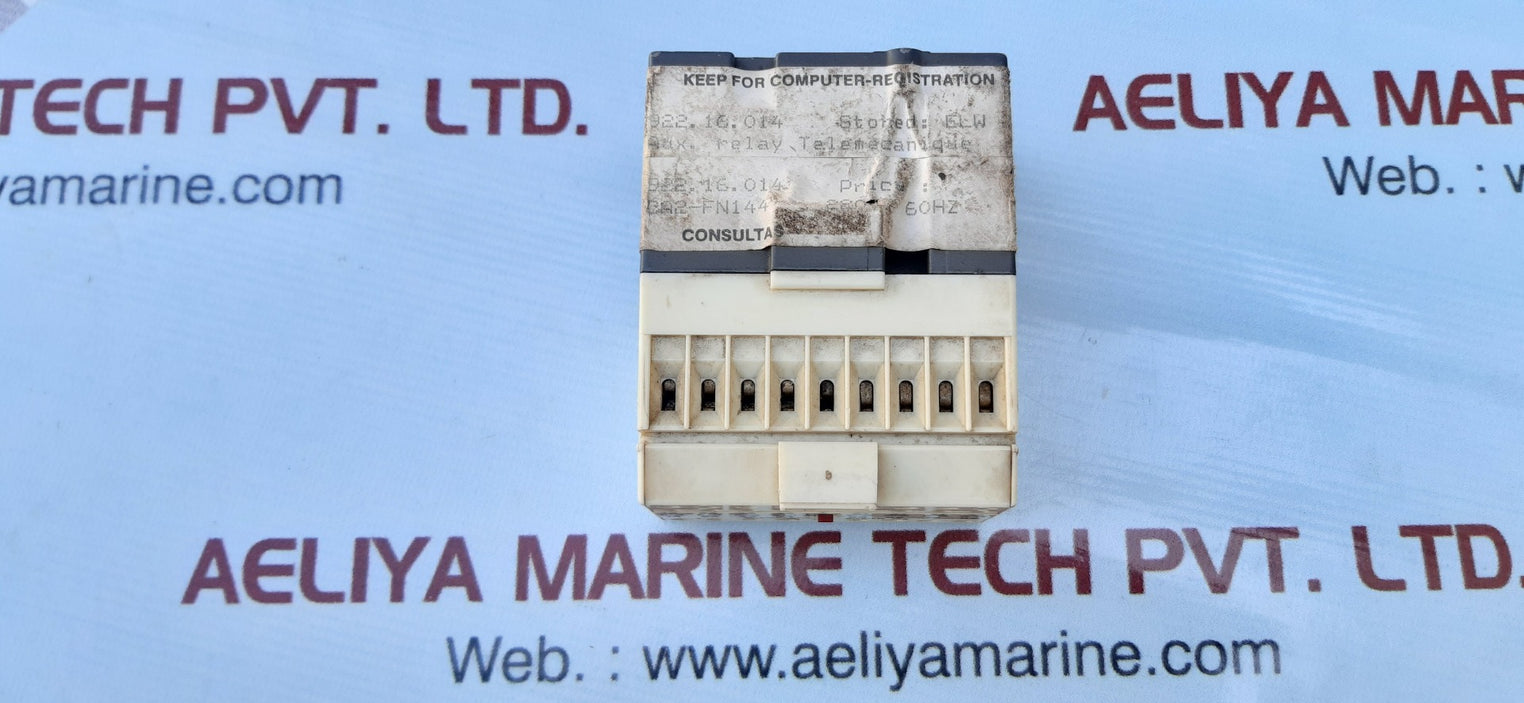 Telemecanique ca2-fn 144 relay 220v 60hz
