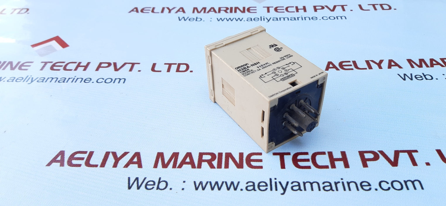 Omron h3ba-n8h time relay 110vac 50/60hz