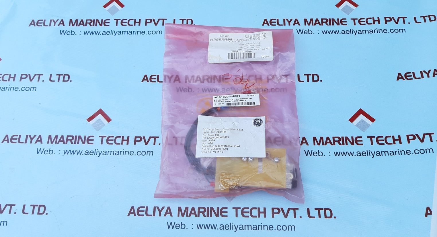 Ge energy gds1029-4001 igbt protection card