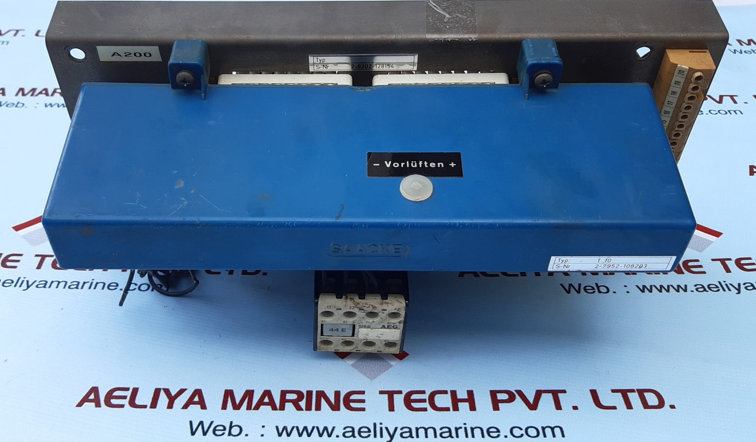 Saacke bac 2000 burner control unit 220 v