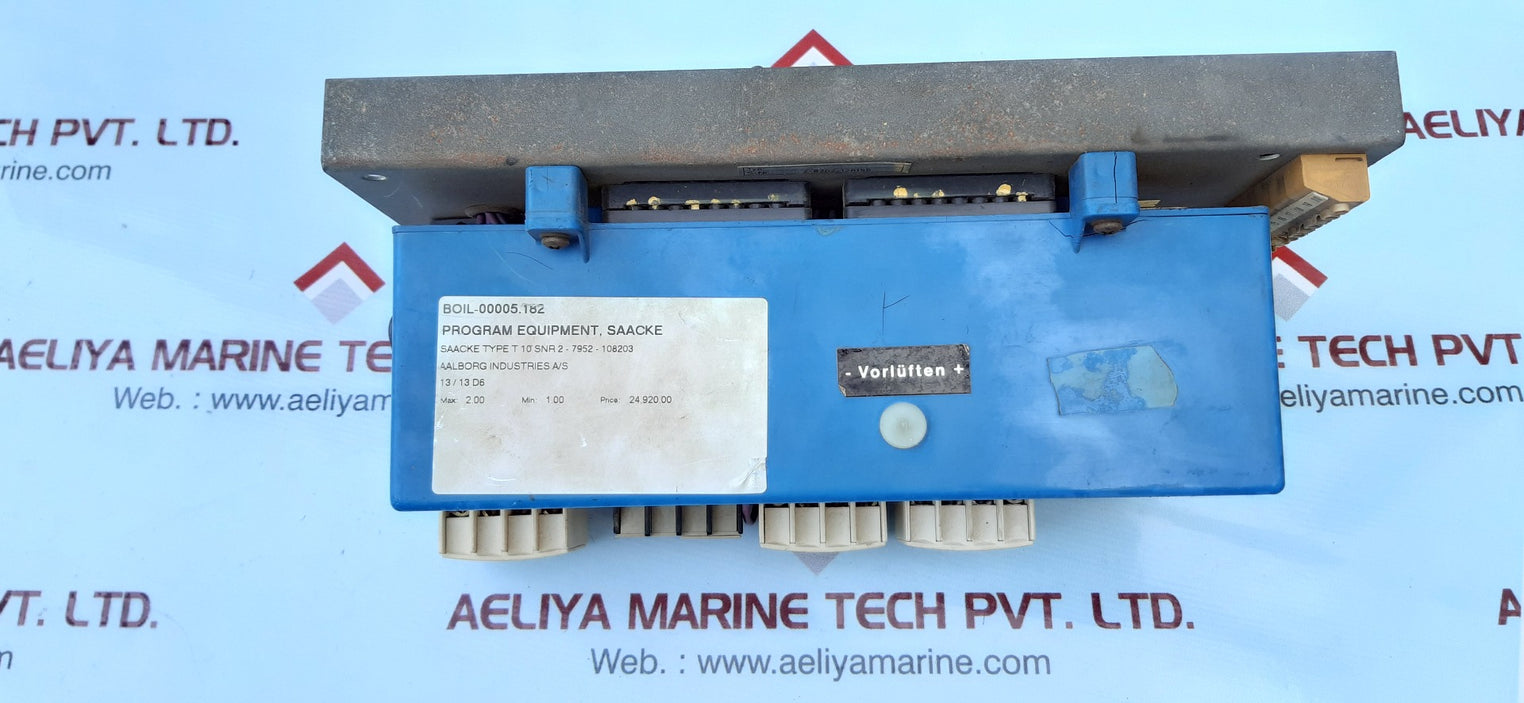 Saacke bac 2000 burner control unit 220v 60hz