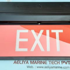 Pne emergency exit sign board tex108