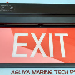 Pne emergency exit sign board tex108