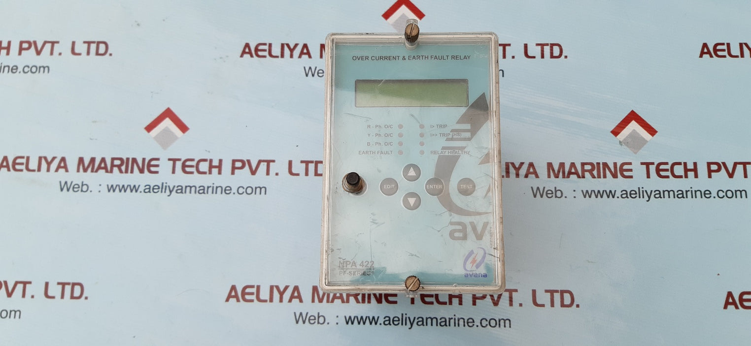 Avana npa 422 over current & earth fault relay