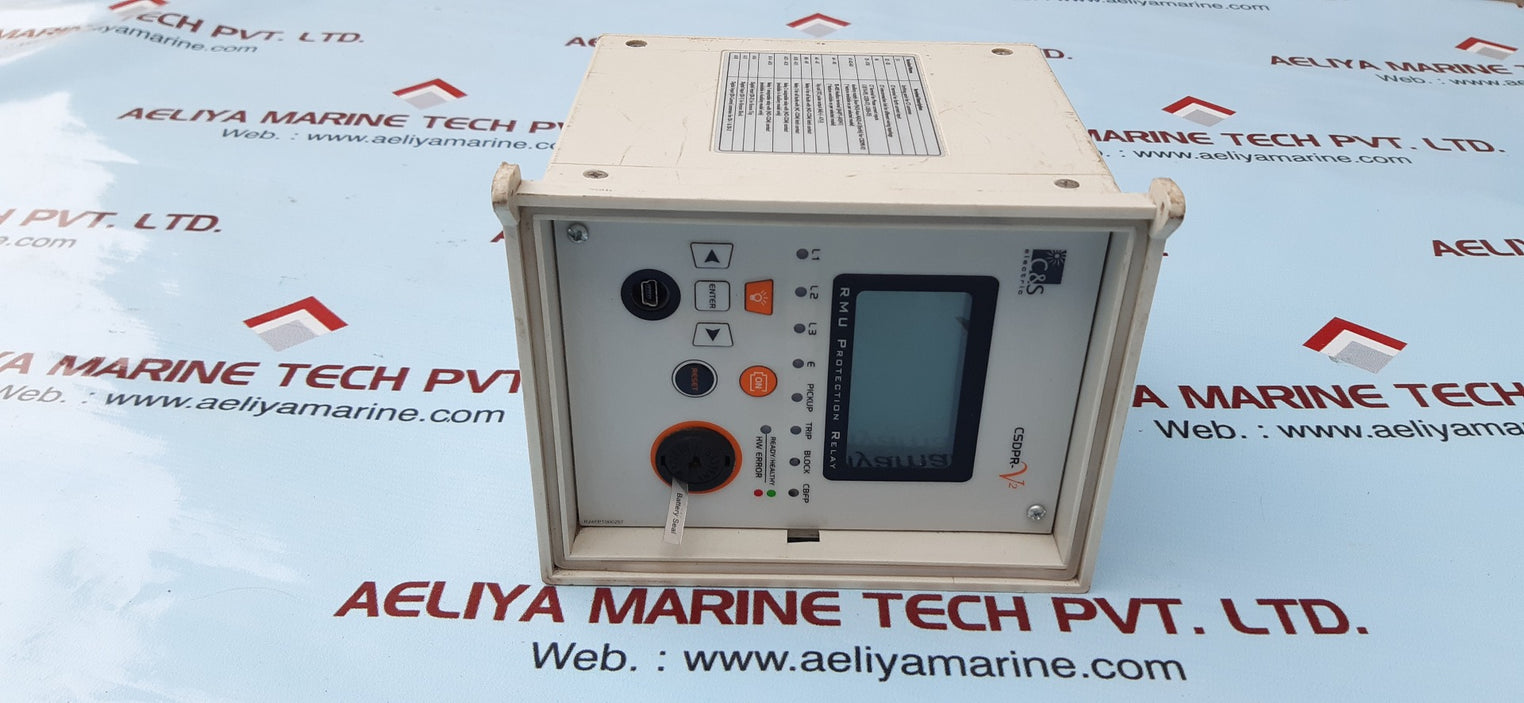 C&s electric csdpr-v2-200-d-h-n rmu protection relay