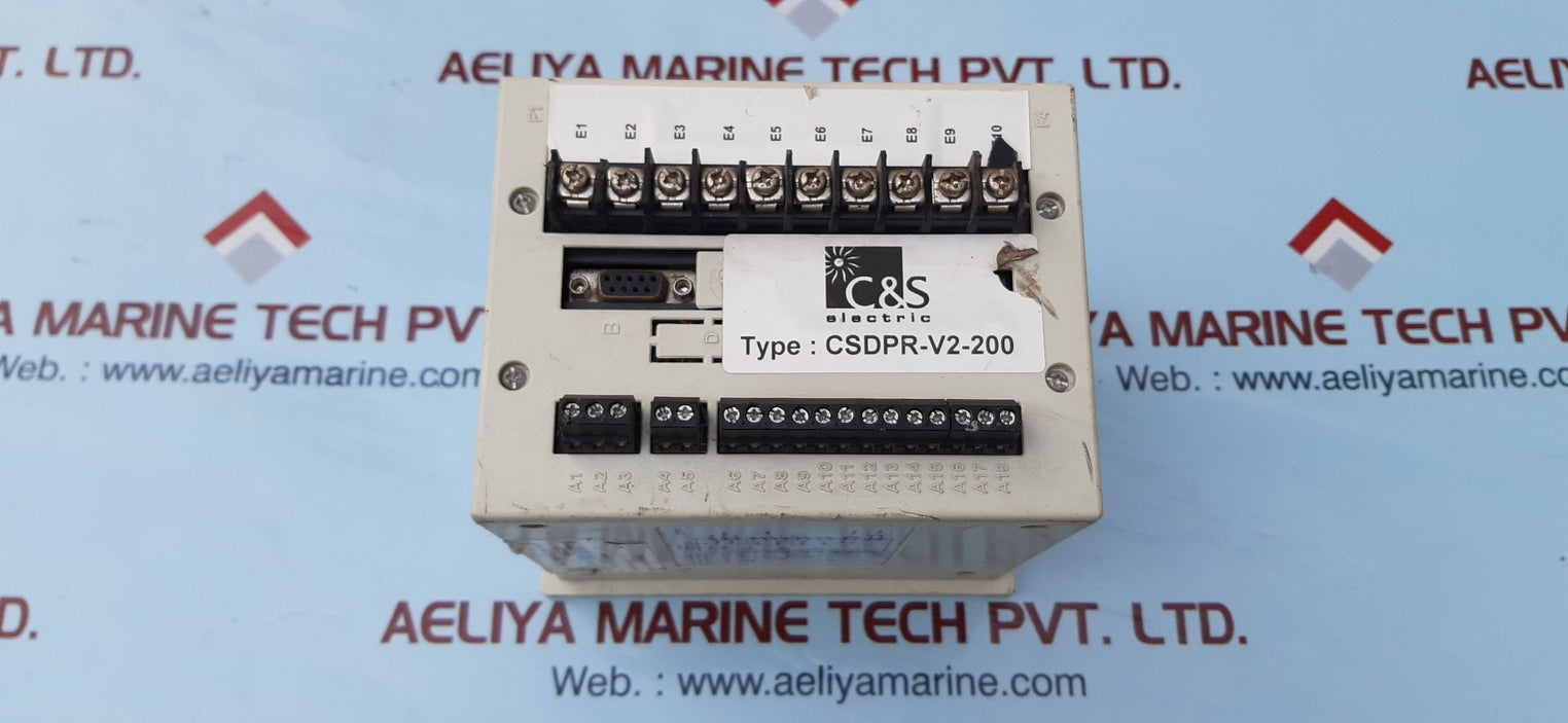 C&s electric csdpr-v2-200-d-h-n rmu protection relay