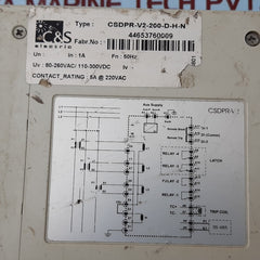 C&s electric csdpr-v2-200-d-h-n rmu protection relay