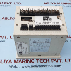 C&s electric csdpr-v2-200-d-h-n rmu protection relay