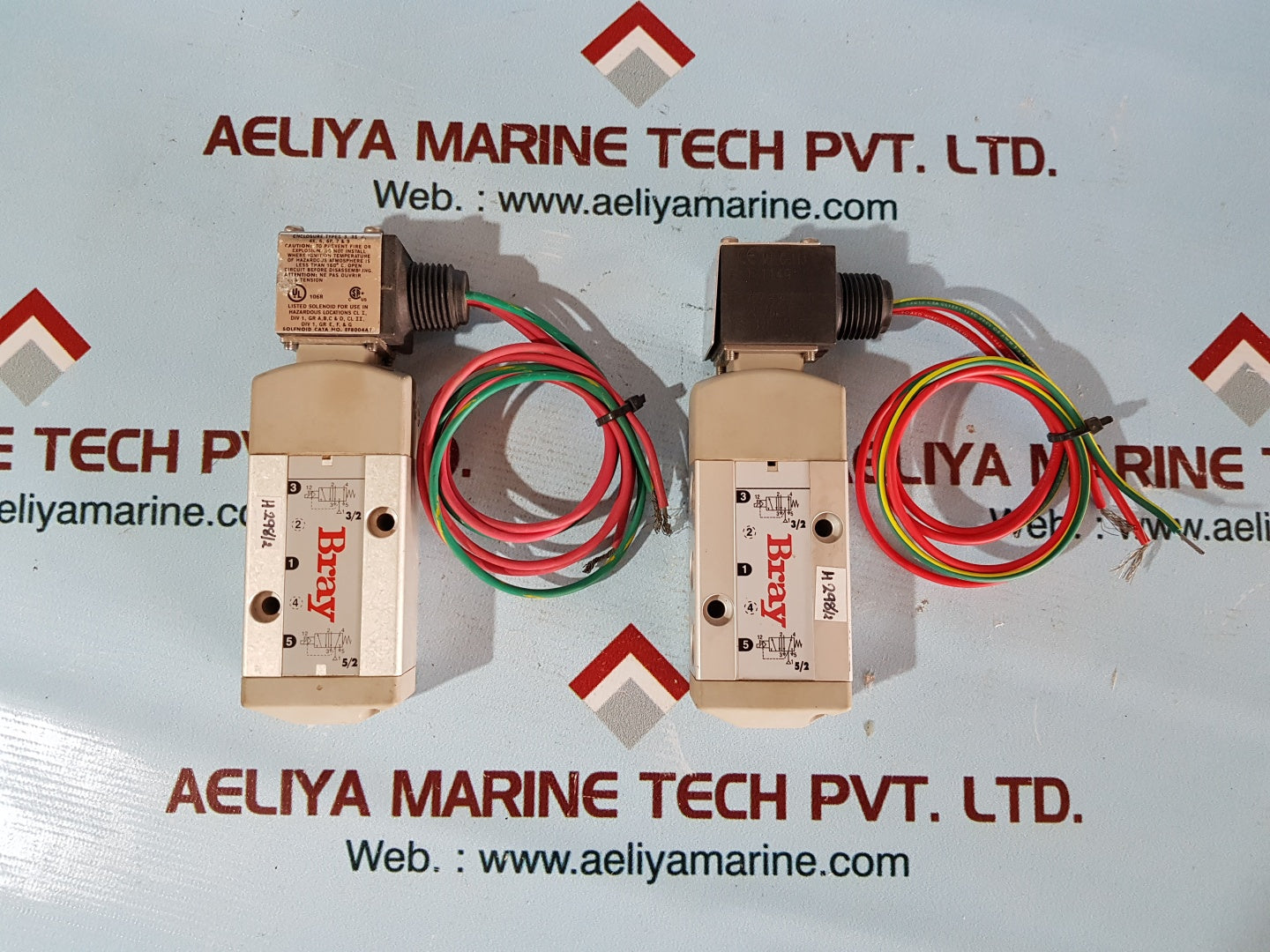 Bray 630250-21411536 solenoid valve air (psi) 30-150 watt 6.3