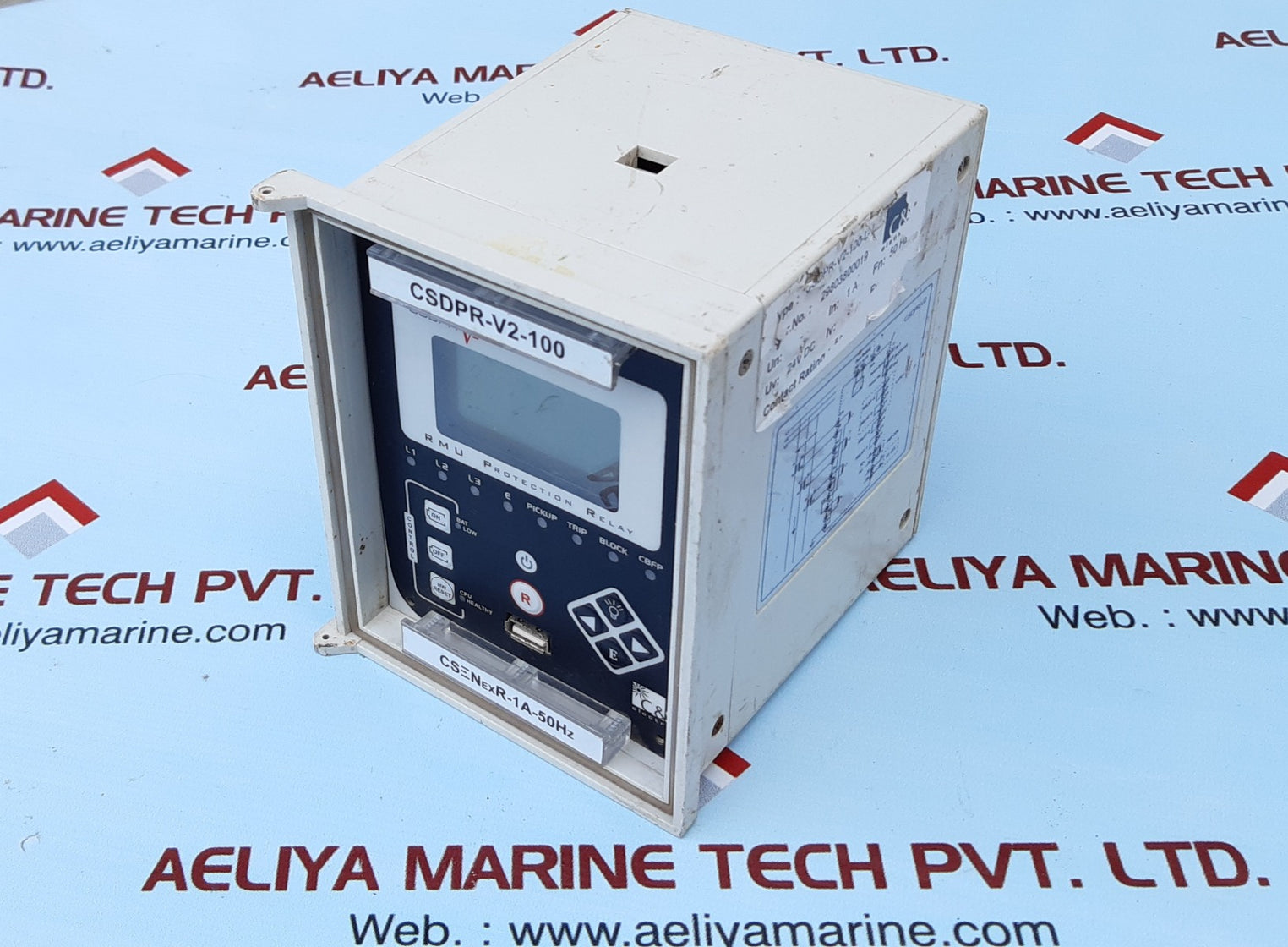 C&s electric csdpr-v2-100 rmu protection relay csenexr-1a-50hz