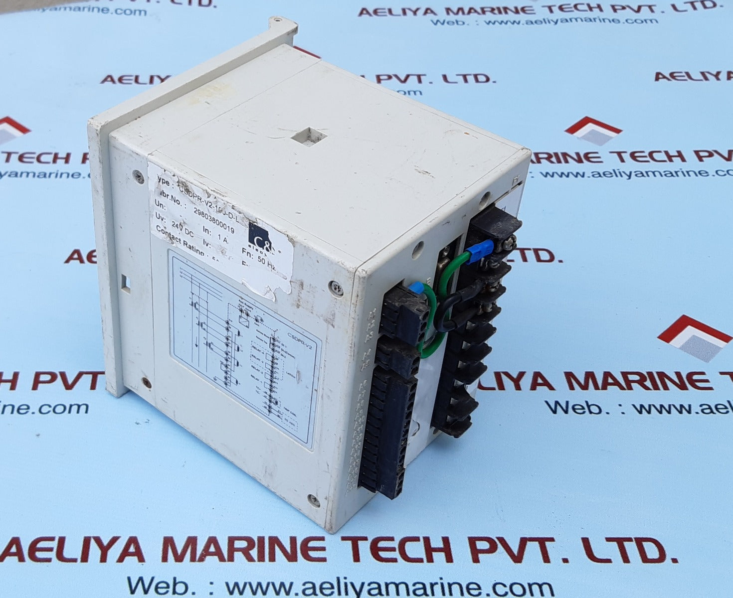 C&s electric csdpr-v2-100 rmu protection relay csenexr-1a-50hz